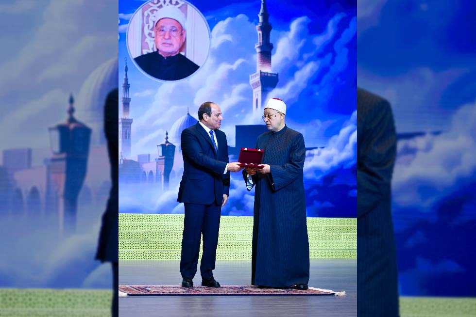 شيخ الأزهر للرئيس السيسي: نقدر موقفكم الثابت لحماية القضية الفلسطينية ورفضكم لمؤامرات التهجير (صور)