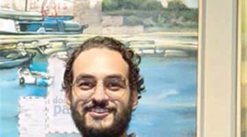 لوحات «عبد الرحمن» عن شهداء غزة حاضرة فى مظاهرات دولية