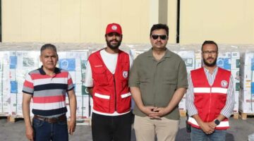 باكستان ترسل شحنة مساعدات إنسانية لغزة تصل إلى مطار العريش الدولي