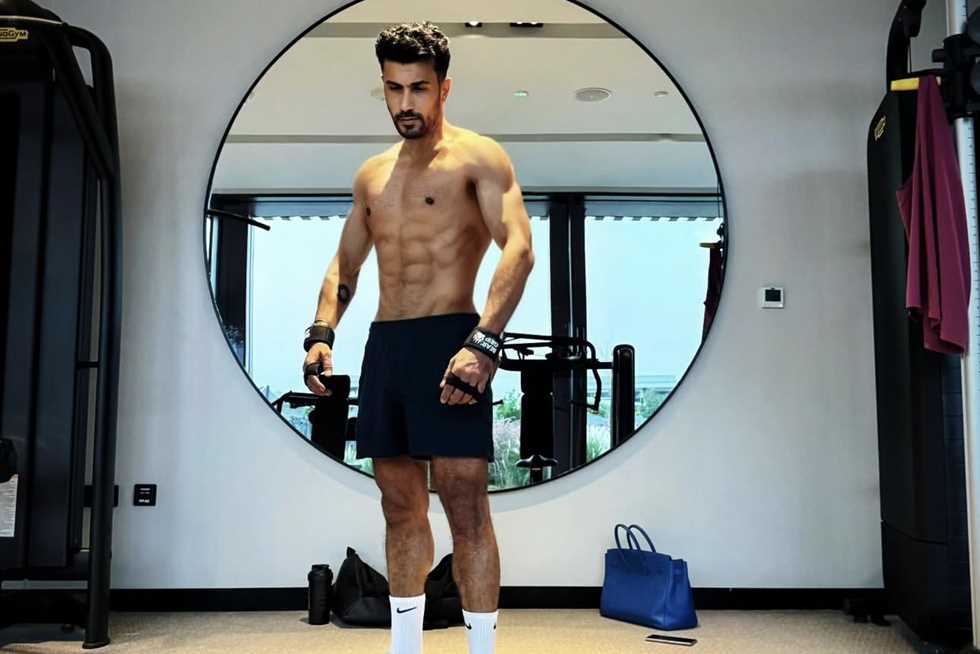 محمد سامي يستعرض لياقته بعد تراجعه عن الاعتزال ويوجه رسالة (صورة)
