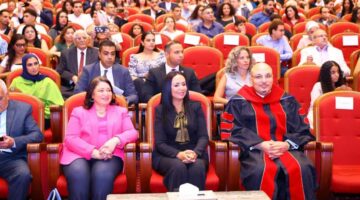 وزيرة التضامن تشهد احتفالية تخرج طالبات كلية رمسيس للبنات