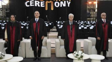 وزيرا قطاع الأعمال و التعليم العالي يشهدان حفل تخرج الدفعة (71) بكلية الهندسة جامعة عين شمس