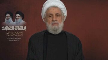 «السفينة ستغرق بالجميع».. نعيم قاسم في ذكرى اغتيال حسن نصر الله يحذر من «خدمة إسرائيل»