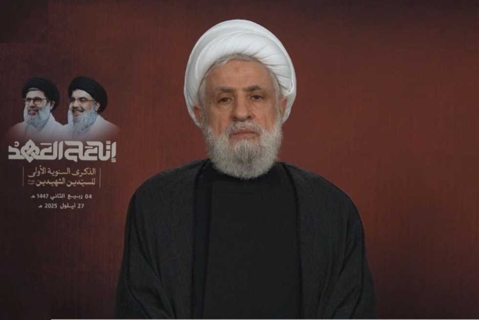 «السفينة ستغرق بالجميع».. نعيم قاسم في ذكرى اغتيال حسن نصر الله يحذر من «خدمة إسرائيل»