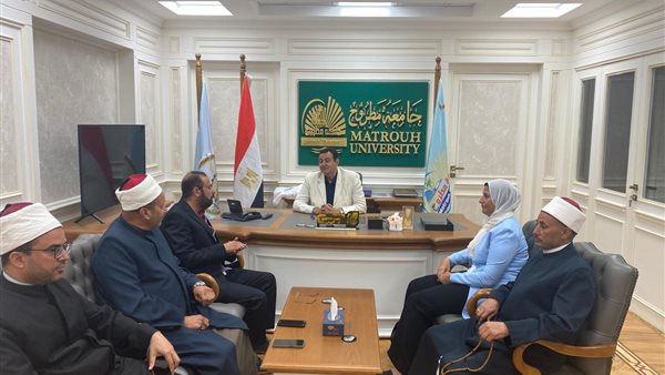أوقاف مطروح: تفعيل بروتوكول تعاون استراتيجي مع جامعة مطروح