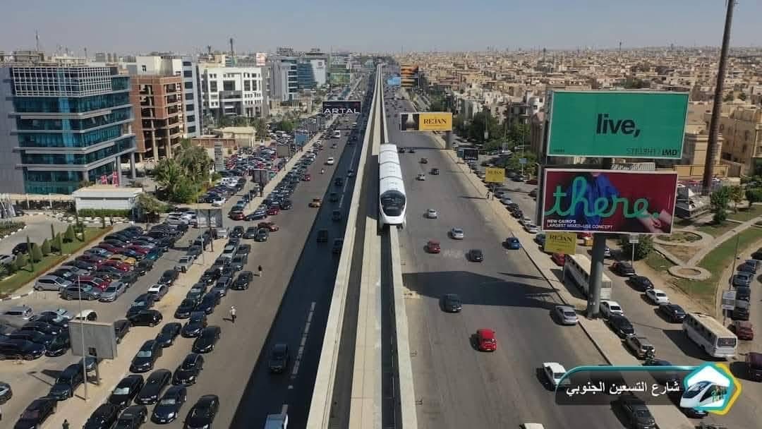 استمرار التشغيل التجريبي لمونوريل شرق النيل بدون ركاب استعدادًا للتشغيل الرسمي