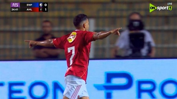 الأهلي يتقدم على إنبي بهدف تريزيجيه في الشوط الأول