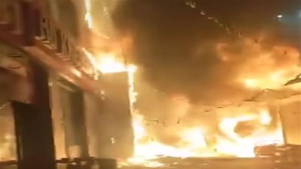الحماية المدنية تسيطر على حريق اندلع داخل مشتل بأكتوبر