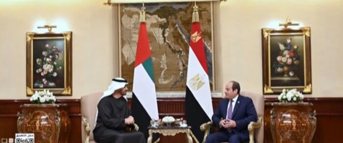 الرئيس السيسي يثمن الطفرة التي تشهدها العلاقات الاقتصادية بين مصر والإمارات
