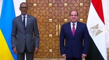 الرئيس السيسي يستقبل اليوم رئيس رواندا بقصر الاتحادية