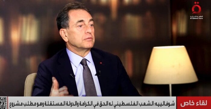 السفير الفرنسي لدى مصر: القوة لا تجلب السلام الدائم.. بل التعايش السلمي للدولتين