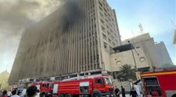 السيطرة على حريق مخلفات خلف سنترال رمسيس