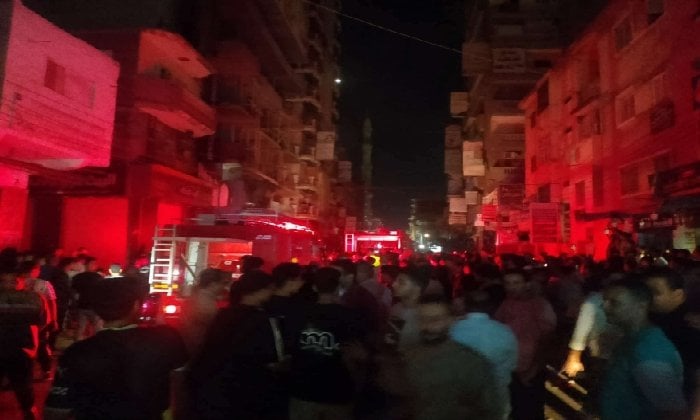 السيطرة على حريق هائل بمطعم شهير في أبوحمص بالبحيرة