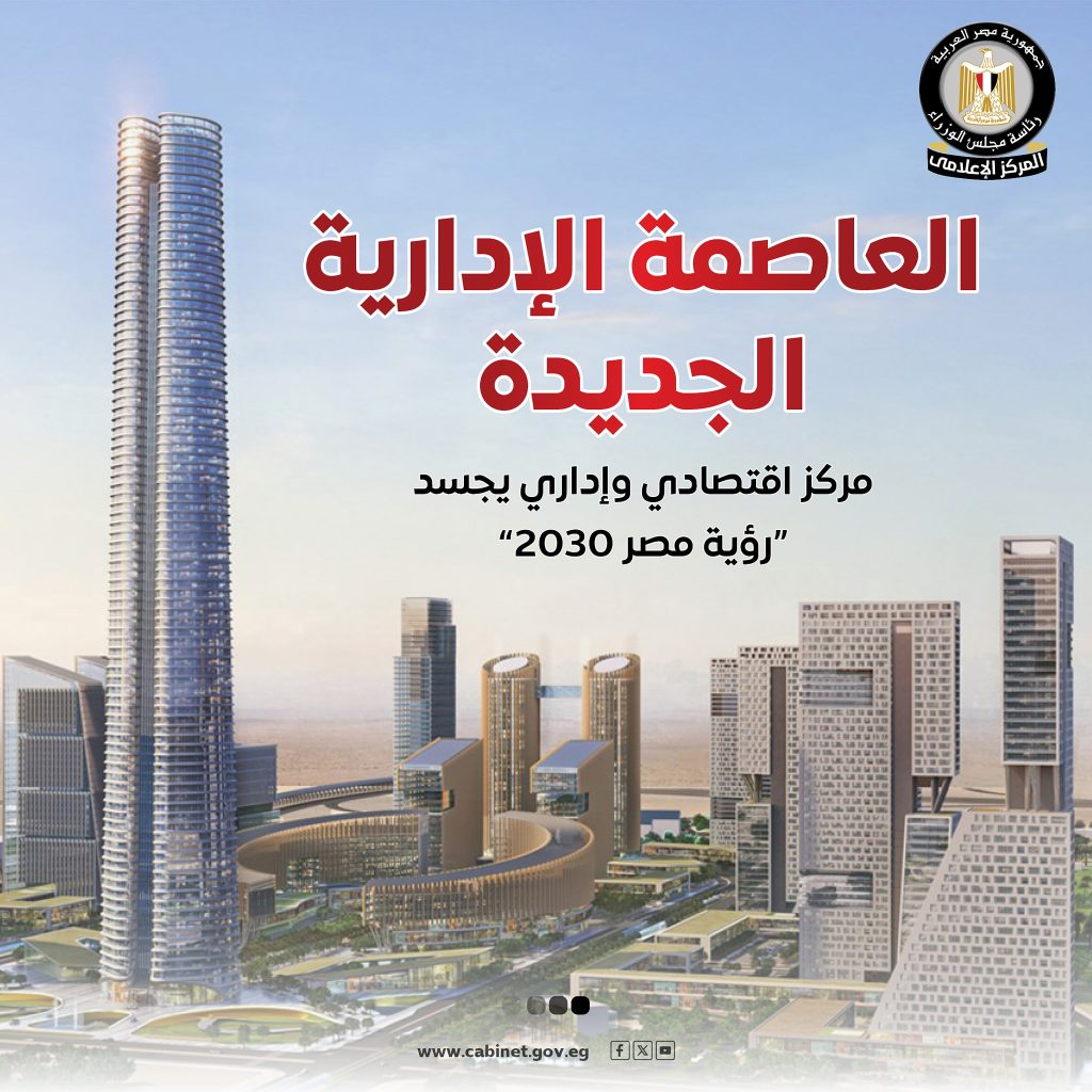 العاصمة الإدارية تعلن عن طرح 30 قطعة إدارية وتجارية وفندقية منتصف أكتوبر
