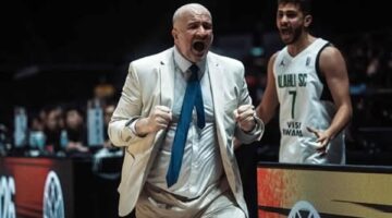 الكرداني يحقق أول برونزية أفريقية وعربية مع أهلي طرابلس في مونديال السلة
