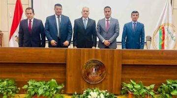 بروتوكول تعاون بين "تجارة أسوان" ونادي مستشاري النيابة الإدارية بالقاهرة