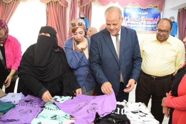 تعليم بورسعيد يفتتح معرض «أهلاً مدرستي» الخيري لدعم الطلاب
