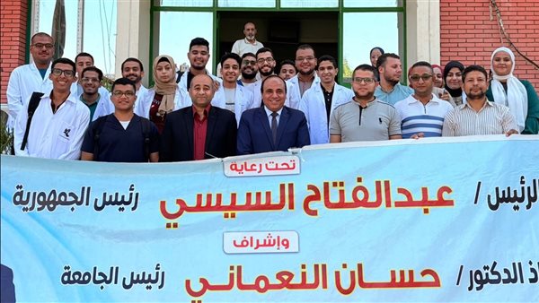جامعة سوهاج تواصل إطلاق قوافلها الطبية البيطرية وتعالج ٦٧٠ حيوانًا بقرية سفلاق
