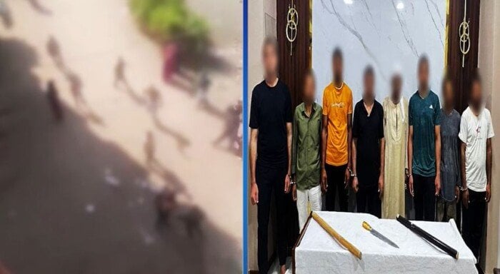 خلافات الجيرة.. القبض على طرفي مشاجرة بالأسلحة البيضاء والعصى في الشرقية| فيديو