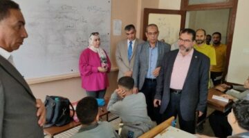 رئيس إدارة الأمن بوزارة التعليم ووكيل مديرية الدقهلية يتفقدان مدارس السنبلاوين
