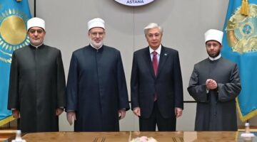 رئيس كازاخستان: «الطيب» شخصية استثنائية والأزهر القلعة الإسلامية الأكبر حول العالم