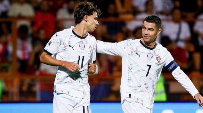 «رونالدو» يقود تشكيل منتخب البرتغال أمام المجر في تصفيات كأس العالم