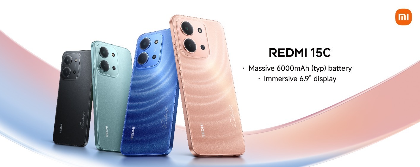 شاومي تطلق Redmi 15C في مصر بسعر يبدأ من 6199 جنيه وببطارية 6000 مللي أمبير
