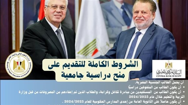 عاجل| تعرف على الشروط الكاملة للتقديم على منح دراسية جامعية