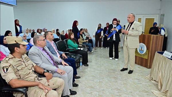 قوات الدفاع الشعبي والعسكري تناقش التحديات الراهنة للأمن القومي بكلية التربية جامعة الإسكندرية