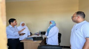 مدير صحة الأقصر يتابع أعمال القوافل الطبية ومبادرة 100 يوم صحة