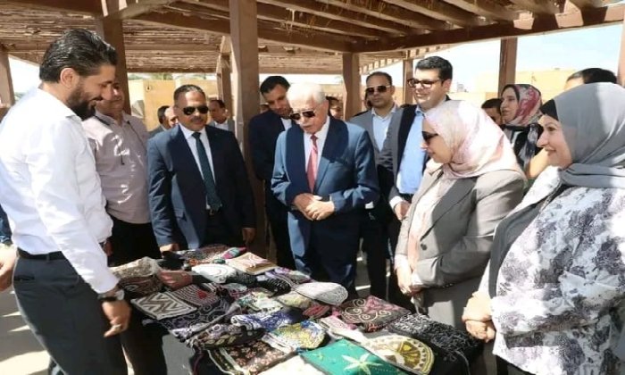 مستشار رئيس الجمهورية للتنمية المحلية يتفقد منطقة آثار تل بسطا