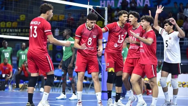 منتخب مصر لشباب الطائرة يصعد لنهائي البطولة الإفريقية بعد الفوز على كينيا