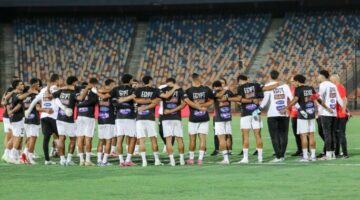 منتخب مصر يختتم تدريباته باستاد القاهرة استعدادا لمواجهة إثيوبيا