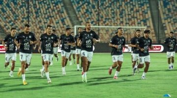 منتخب مصر يواصل تدريباته استعدادا لمواجهة اثيوبيا في تصفيات كاس العالم