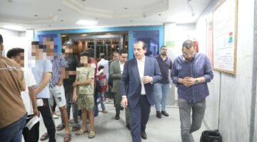 نائب وزير الصحة يجري جولة ميدانية لعدد من المنشآت الطبية في محافظة القاهرة
