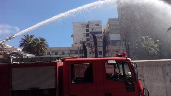 نشوب حريق داخل مستشفى أسوان الجامعي وجهود مكثفة للسيطرة عليه