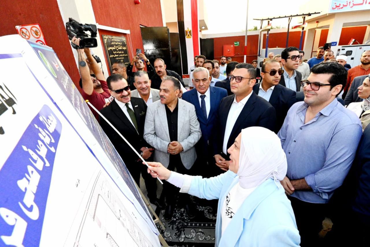 وزير الإسكان ومحافظ الشرقية يفتتحان محطة رفع صرف صحي البقلي لخدمة 3500 نسمة