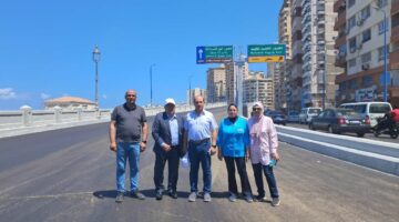 وزير الإسكان يعلن تشغيل كوبري محمد نجيب ضمن مشروع توسعة كورنيش الإسكندرية