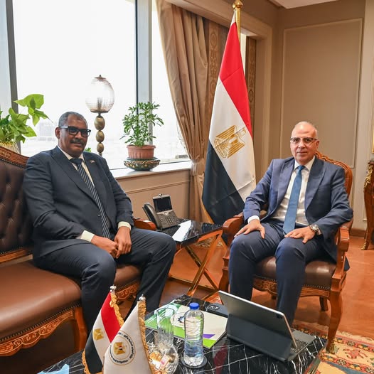 وزير الري يلتقي نظيره السوداني لتعزيز التعاون المشترك بين البلدين