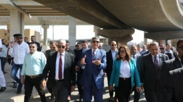 وزيرة التنمية المحلية ومحافظ الجيزة يتفقدان أعمال تطوير محيط مستشفى بولاق الدكرور