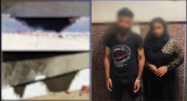 وكر للتسول.. الداخلية تضبط مسجل وزوجته أسفل أحد الكباري بالجيزة