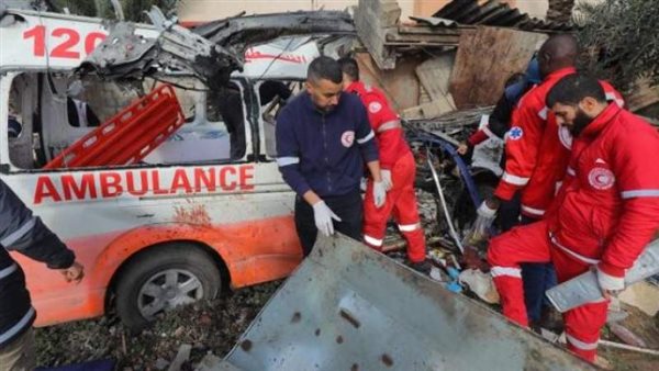 ارتقاء 29 شهيدا من طقمنا أثناء أداء واجبهم فى غزة