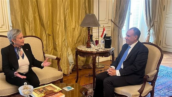 وزير الخارجية يلتقي مندوبة هايتي الدائمة لدى اليونسكو