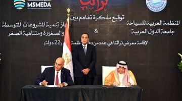تفاصيل توقيع مذكرة تفاهم بين جهاز تنمية المشروعات والمنظمة العربية للسياحة لدعم الحرف اليدوية