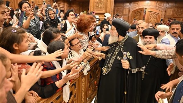 البابا تواضروس يدشن كنيسة “مارمرقس” بأسيوط في اليوبيل الفضي للتجليات النورانية فيها
