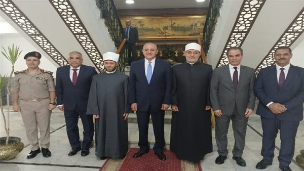 محافظ الغربية يستقبل وزير الأوقاف والمفتي ورئيس الهيئة الوطنية للإعلام
