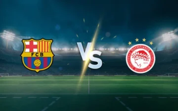 تردد القنوات الناقلة لمباراة برشلونة وأولمبياكوس في دوري أبطال أوروبا 2025 وتفاصيل اللقاء المنتظر