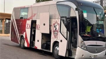 الزمالك يصل استاد هيئة قناة السويس استعدادًا لمواجهة غزل المحلة