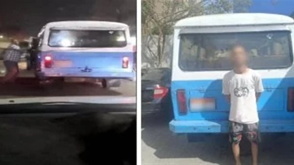 ضبط سائق بدون تراخيص اعتدى على قائد أتوبيس سياحى