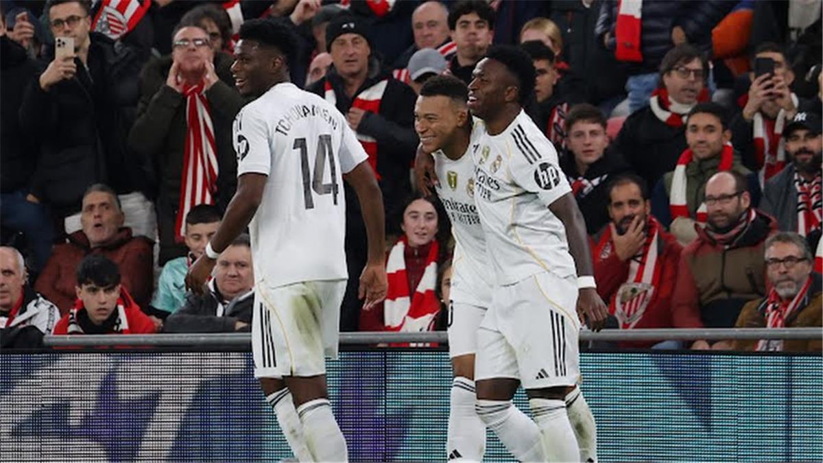 عاجل.. فيديو | مبابي يقود ريال مدريد للفوز بثلاثية نظيفة أمام أتلتيك بلباو في الدوري الإسباني